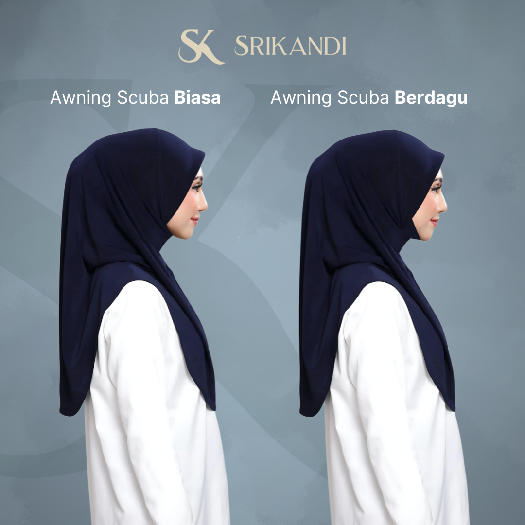SriKandi Biru Gelap - Tudung Kastam, Air Force - Image 6