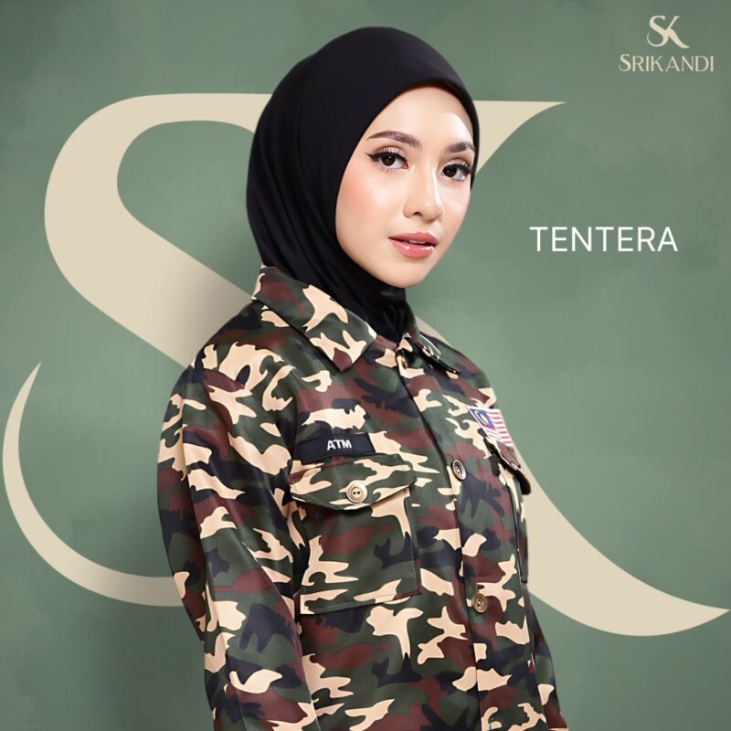 SriKandi Hitam - Tudung Army, Navy, Bomba (Borong 10 helai) - Image 4