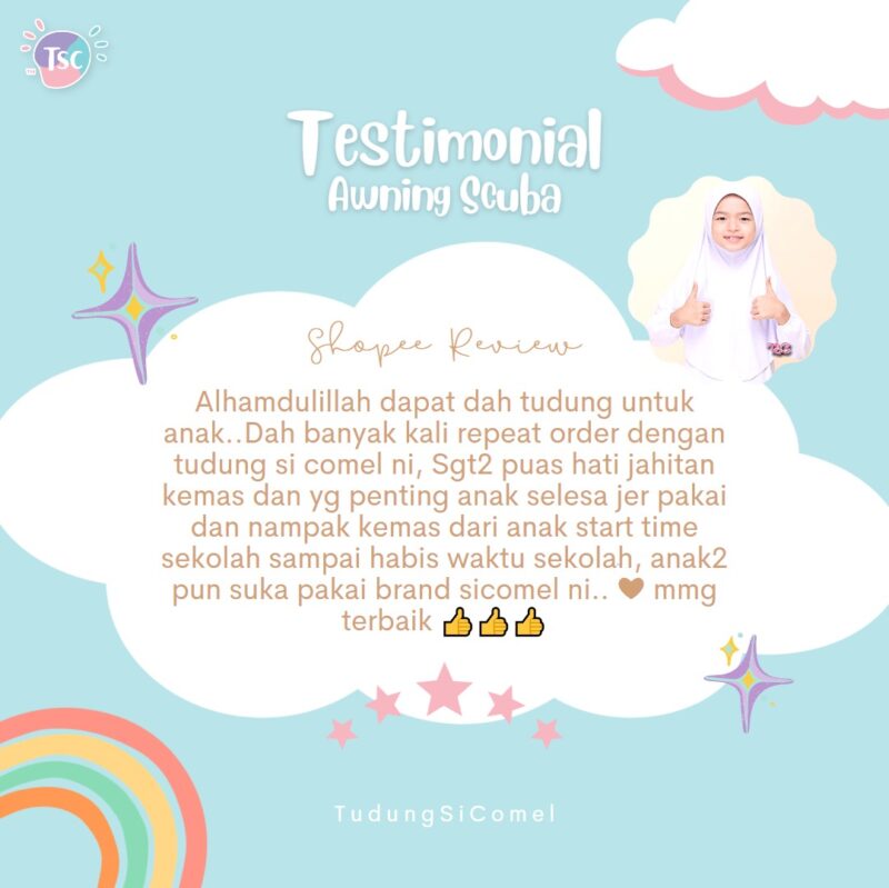 Tudung Sekolah Awning Lembut  (Borong 10 helai) - Image 8